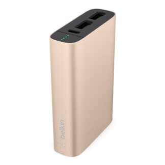 Belkin MIXIT Metallic Power Pack 6600 mAh Battery Pack with 6-Inch Micro USB Cable (Gold)