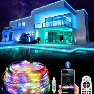 Led app control string light colorful blutooth