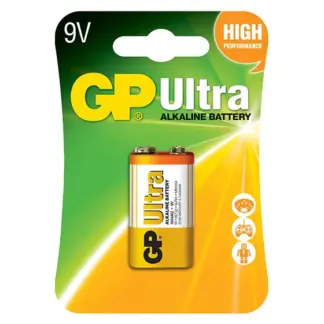 GP ultra alkaline 9v