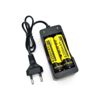 2 slot battery charger EU plug