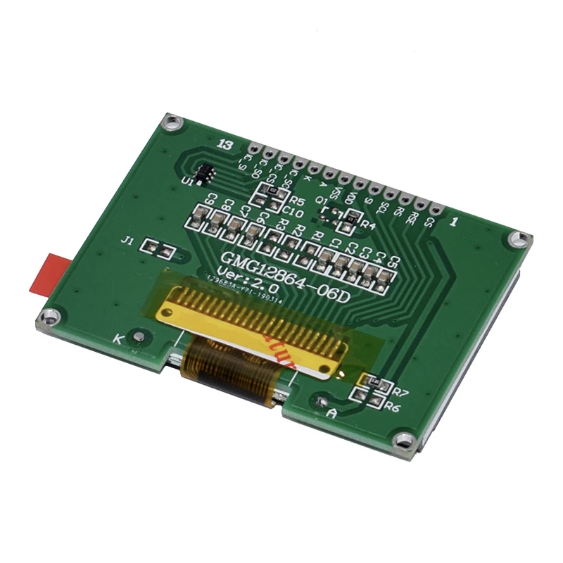 LCD 12864 Blue on Gray 3.3V - SPI - 128x64 | HIT.PS