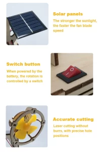 Solar Fan Kit Features