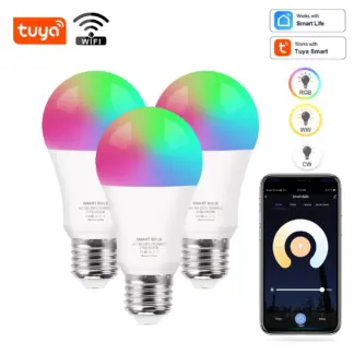 Tuya Smart Light Wifi Bulb E27 AC85-265V RGB+CW+WW 15W