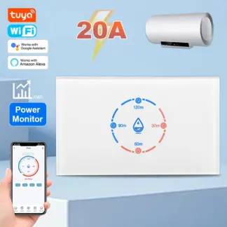 Tuya WiFi Boiler Switch with Energy Monitoring 4400W