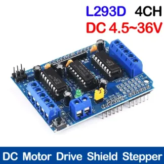 L293D 4-Channel Stepper Motor Driver Board Control Shield