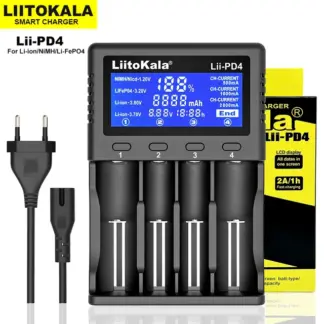 LiitoKala Lii-PD4 Universal LCD Fast Charger