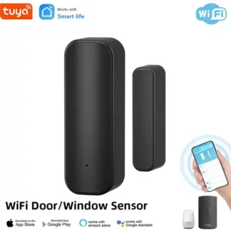 Tuya WiFi Window Door Sensor Black