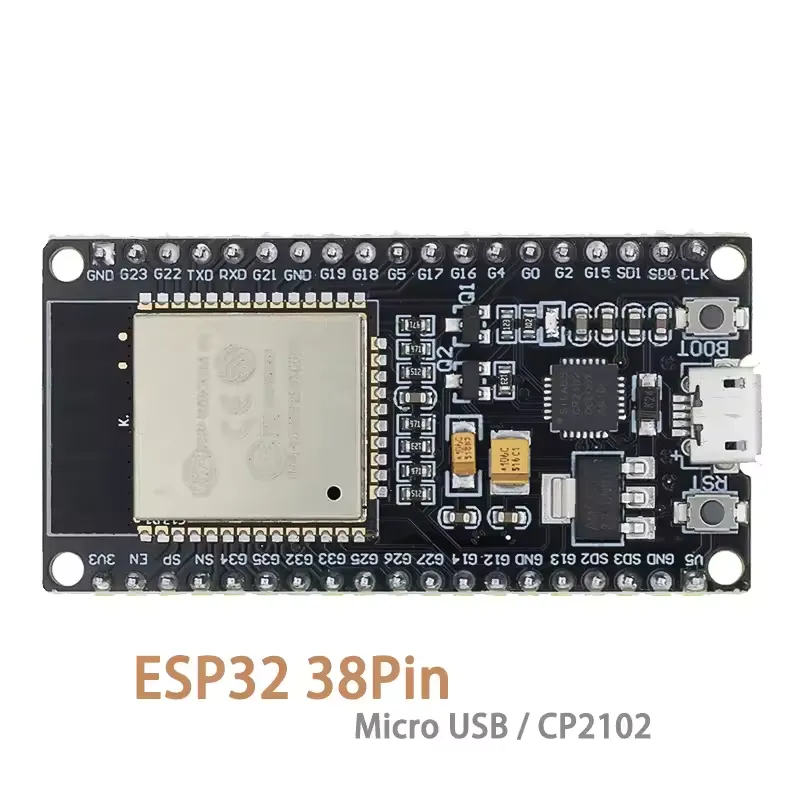 ESP32 38-Pin WiFi + Bluetooth Development Board Micro-USB CP2102