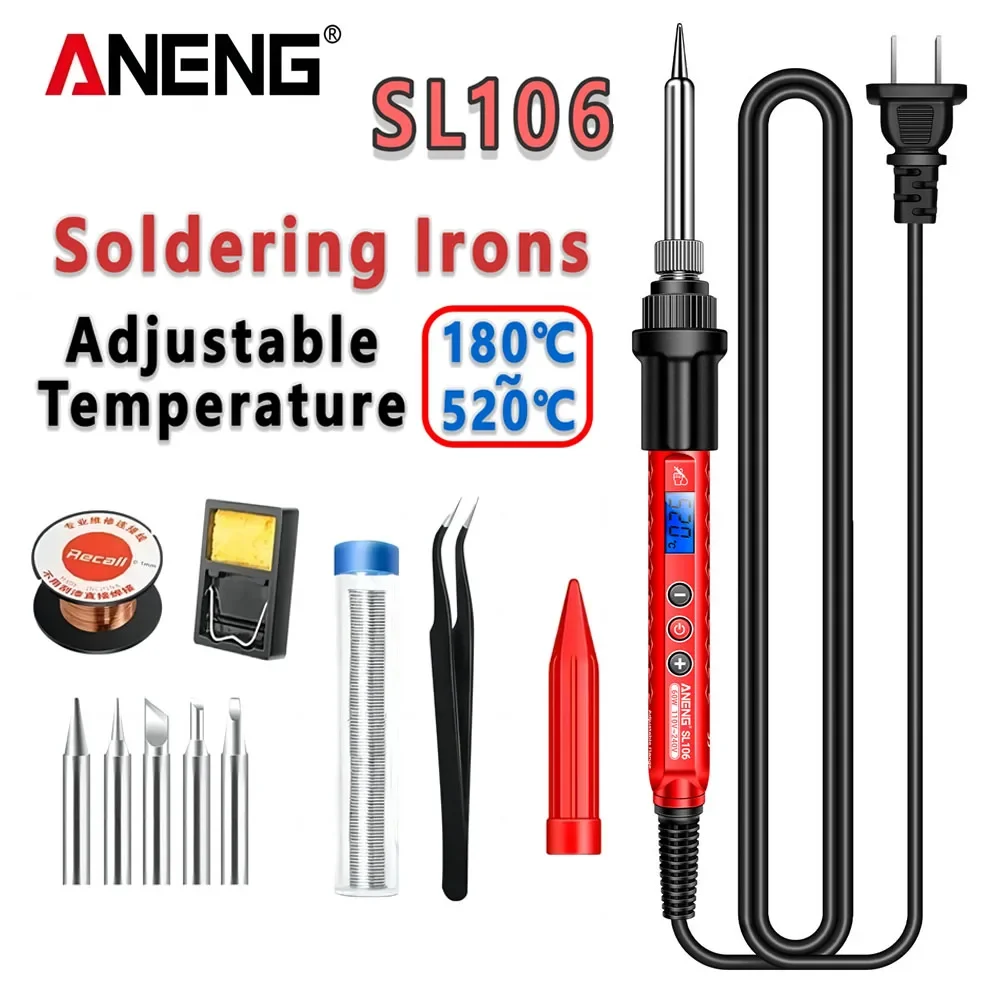 ANENG SL106 60W Adjustable Temperature Electric Soldering Iron